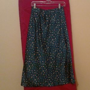 Leopard Print Midi Skirt